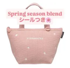 【新品】Starbucks スタバ 桜 2026 保冷トートバッグ シールつき