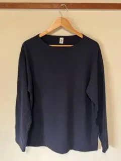 Lechoppe. LE エルイー　バスクシャツ　ネイビー