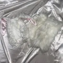 ウサギ耳付きフェイクファーコスプレ