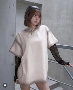 半袖 ロングワンピース