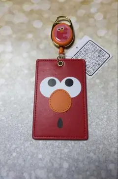 ユニバ　セサミストリート　チケットホルダー　エルモ