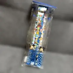 東京ディズニーランド/鉛筆セット　4本キャップ付　ミッキーマウス他