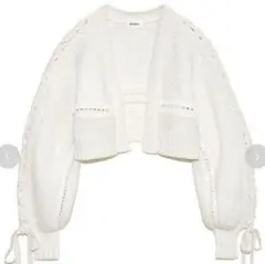 スナイデル　ドロストケーブルカーディガン