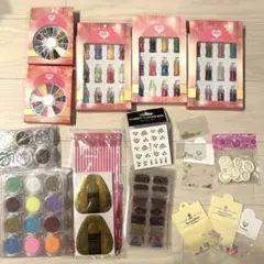 ネイルパーツ・グリッターセット