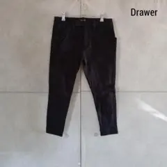 Drawer ドゥロワー ブラック コットンパンツ　日本製 X3477のサムネイル