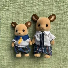 シルバニアファミリー　シカ　お父さん　男の子　廃盤　旧シカ