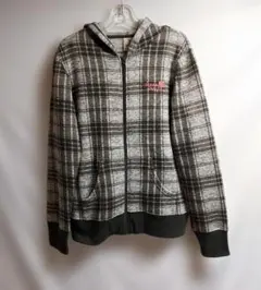 オーシャンパシフィック　OP チェック柄 裏起毛パーカー