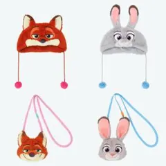 【新品未使用】ズートピア ニック ジュディ ファンキャップ・ショルダーバッグ