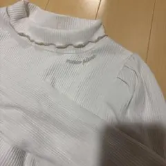 mezzo piano ホワイト長袖カットソー