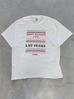 【R11】Coca-Cola コカコーラ 2015 クリスマス Tシャツ XL