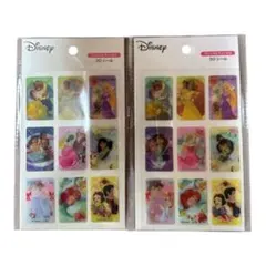 ディズニープリンセス 3Dシール ディズニー ベル ラプンツェル アリエル