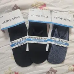 【新品】GUNZE アクティブスタイル　3足セット