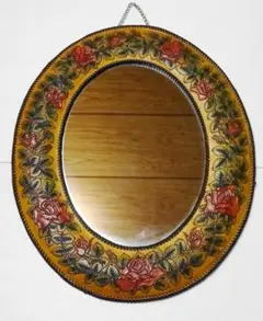 楕円形　壁掛け鏡　ミラー