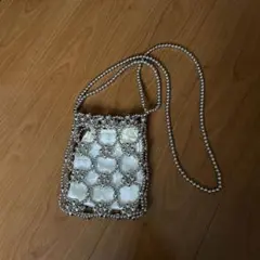 2WAYビーズミニバッグ パーティーバッグ MYMOOD.