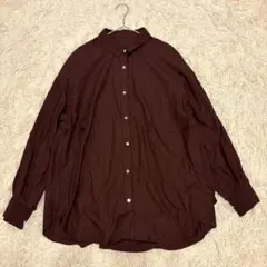 GEORGES RECH 美品 体型カバー オーバーシルエット長袖ブラウス Mのサムネイル
