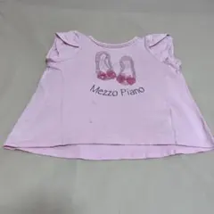 メゾピアノ　半袖フリル袖Tシャツ　110サイズ