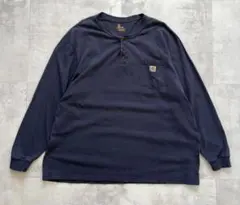 ド*ノ様 carhartt カーハート　ビンテージ　ヘンリーネック　ロンT　ポケ
