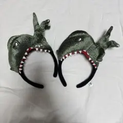 【美品】USJ ジュラシックパーク カチューシャ 2個セット ユニバ
