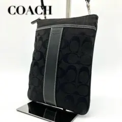 コーチ COACH シグネチャー ショルダーバッグ ブラック