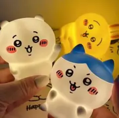 新品未使用 ちいかわ　ハチワレ うさぎ 3個セット　シリコン　ナイトライト