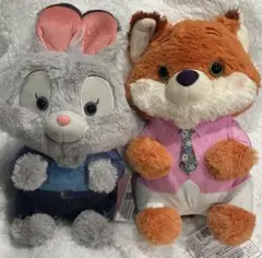 ディズニー　ズートピア　ジュディ　ニック　ぬいぐるみ　プライズ