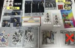 2枚目あり】NEWS グッズセット まとめ売り 66個セット - メルカリ