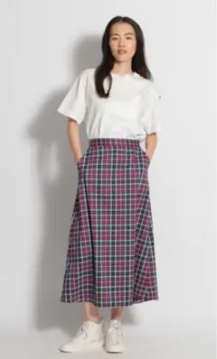 【未使用】お値下げ　niko and… フレアスカート　ロング丈