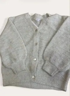 グレー カーディガン サイズ140