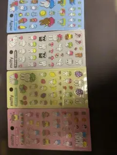 韓国限定 ミッフィー miffy ボンボンドロップシール 4種セット②