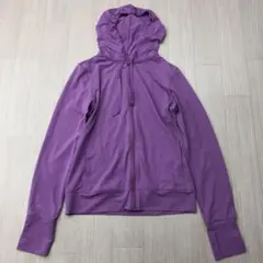 UNIQLO エアリズム UVカット メッシュ パーカー ピンク M