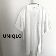 UNIQLO ユニクロ　コットンオーバーサイズチュニック　白のサムネイル