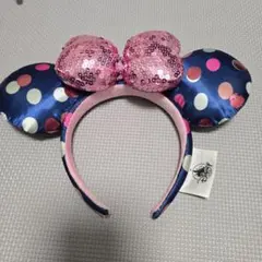 ディズニー 水玉 カチューシャ 海外パーク