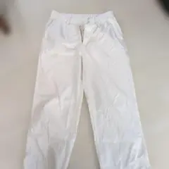 GU ホワイト コットン パンツ