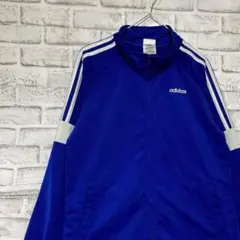 アディダス ジャージ　トラックジャケット　レディース　ブルー　L 84