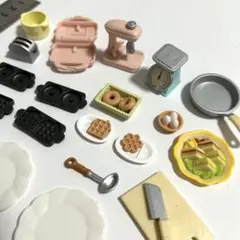 シルバニアファミリー ミニチュアキッチンセット　小物　まとめ売り