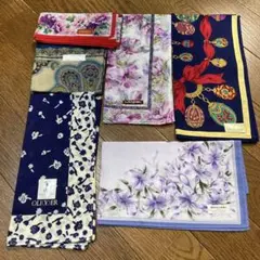 ブランド花柄ハンカチセット
