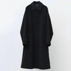 ln fortis ステンカラー　ロングコート　ブラック