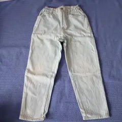 ジーンズ　ブリーチ ゴムウエスト　130
