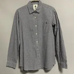 SAIL ギンガムチェック柄長袖シャツ日本製