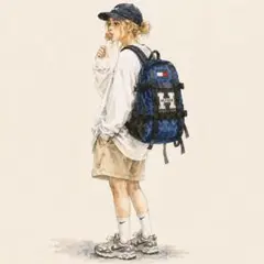 90's TOMMY HILFIGER ATHLETIC GEAR リュックのサムネイル