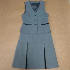 事務服★ボンマックス★ベスト9号とプリーツスカート11号のセット