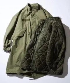 FREAK'S STORE モッズコート　オリーブ　ライナー付　22AW