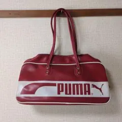 【訳あり】ヴィンテージ PUMA ボストンバッグ レザー 80s 90sのサムネイル