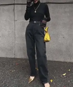 【極美品】 Ameri UND SLIM TAPERED DENIM アメリ