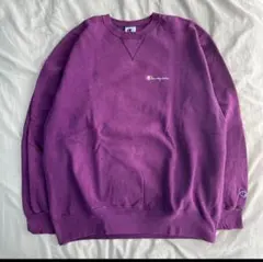 チャンピオン　スウェット　パープル　90s リバースウィーブ　紫