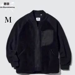 UNIQLOユニクロ × ホワイトマウンテニアリング フリースジャケット 黒 M