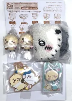 ちいかわ ラッコ もこもこポーチ たべものいっぱいマスコット まとめ売りのサムネイル