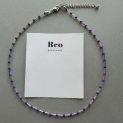 №2149ブルービーズネックレス