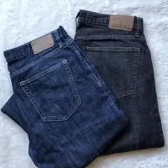 Old Navy 濃紺　ブラック2色セット　スリム 31インチ
