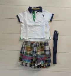 ラルフローレン ポロシャツとハーフパンツ 9M80